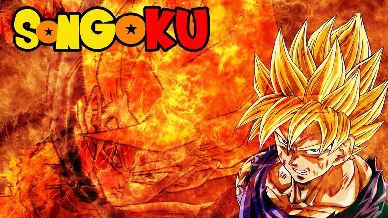 Super Saiyan Character — Orange, Dramatic