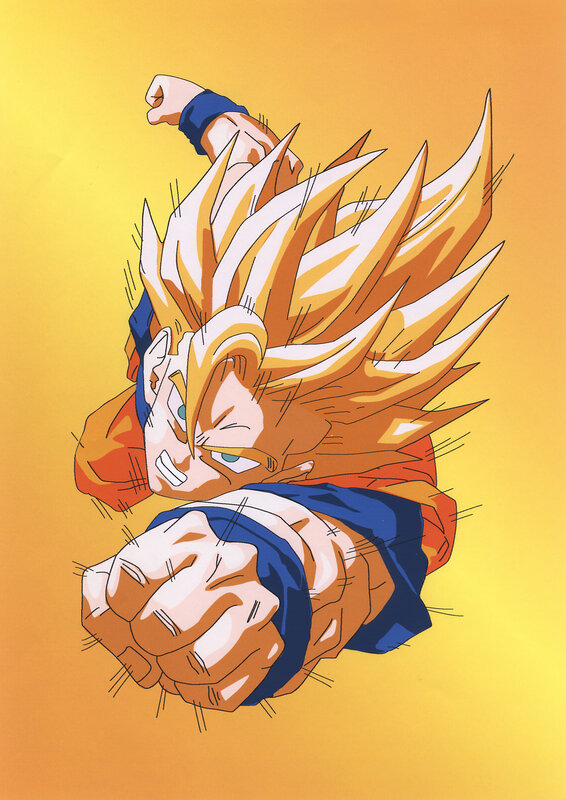 Super Saiyan Character — Yellow, Dynamic