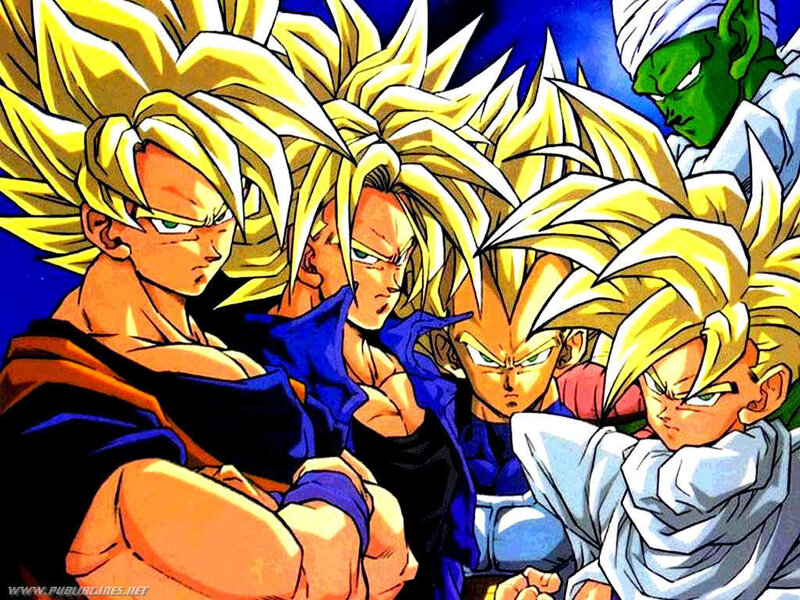 Super Saiyan Characters — Yellow