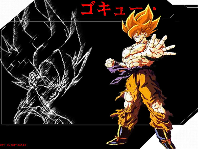 Super Saiyan Goku — Black, Dramatic, Anime, Energy Blast