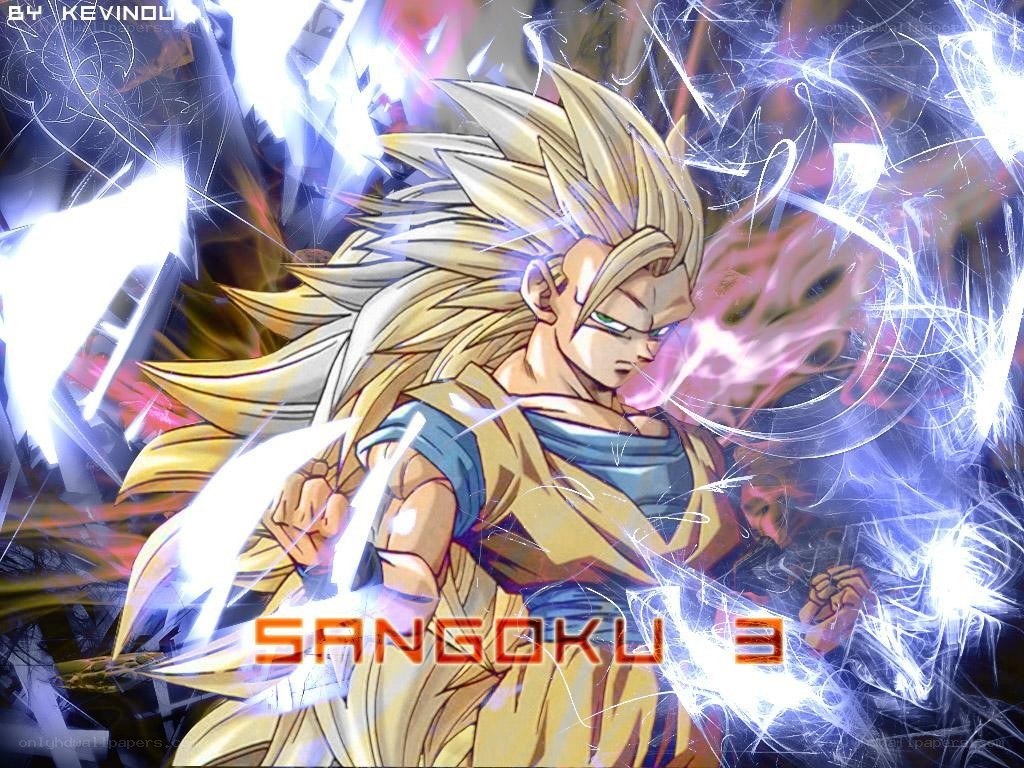 Super Saiyan Goku in action
