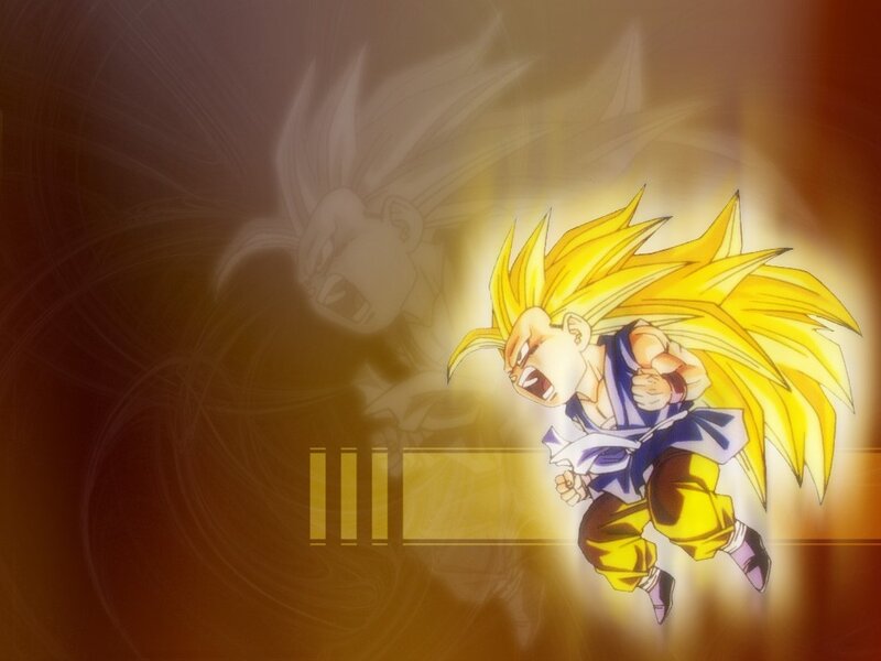 Super Saiyan Goku in action