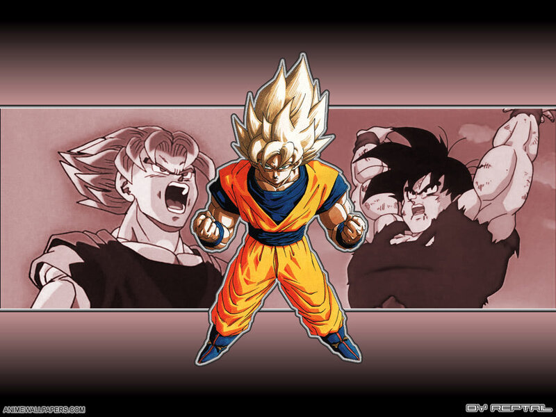 Super Saiyan Goku — Yellow, Dramatic, Anime, Saiyan Transformation