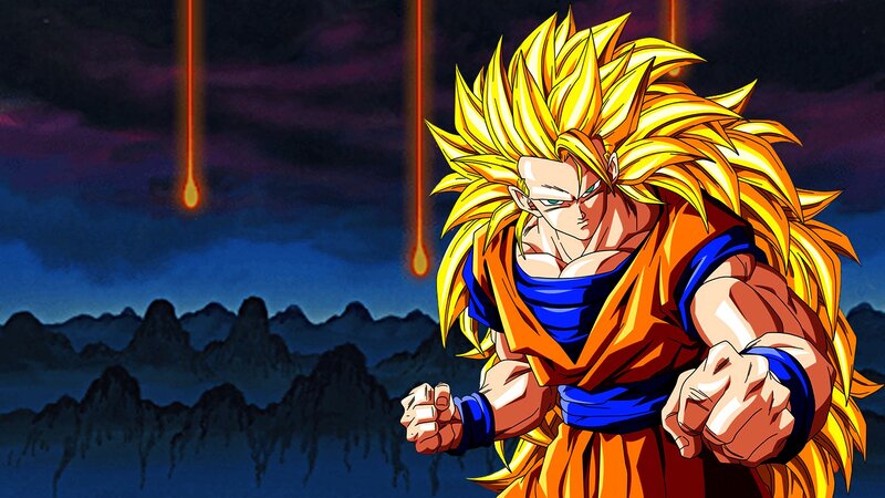 Super Saiyan Goku — Yellow, Dramatic, Night