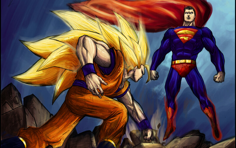 Super Saiyan vs Superman