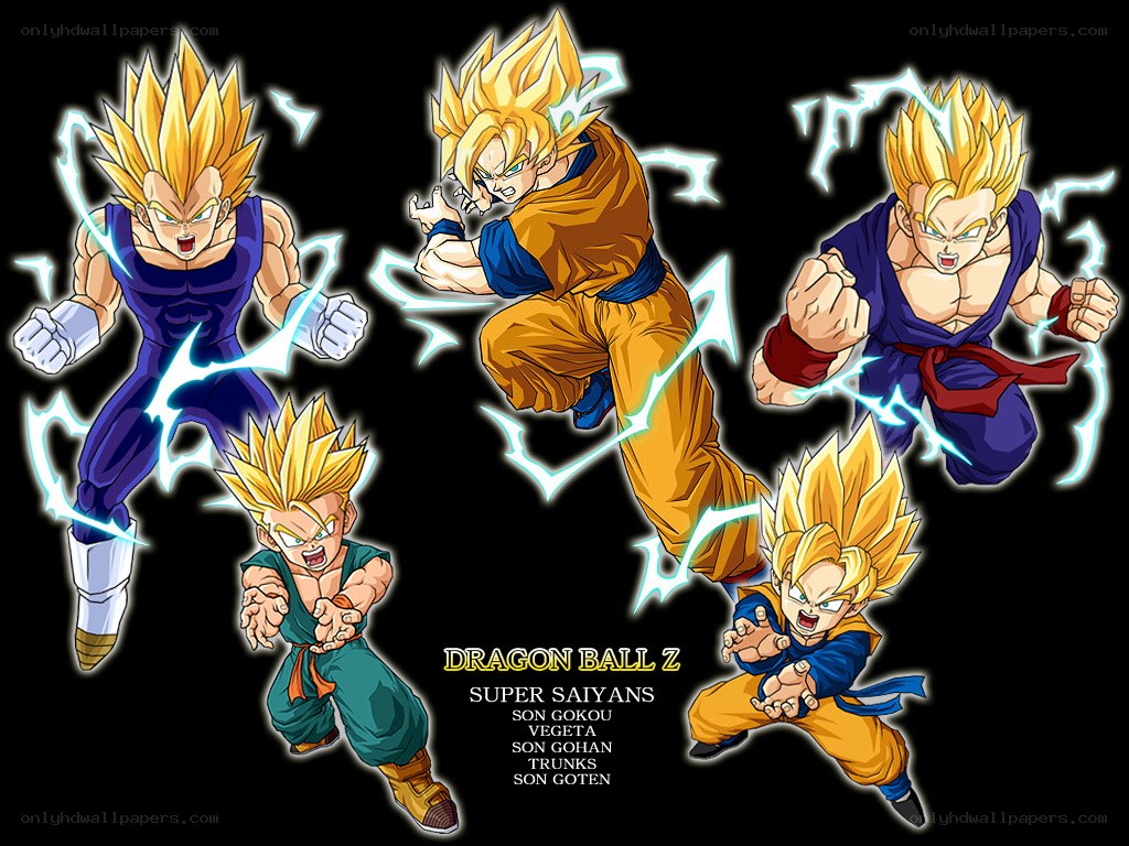 Super Saiyans from Dragon Ball Z