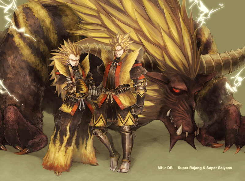 Super Saiyans with monster