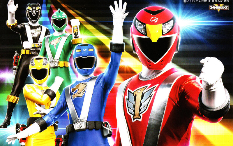 Super Sentai team pose