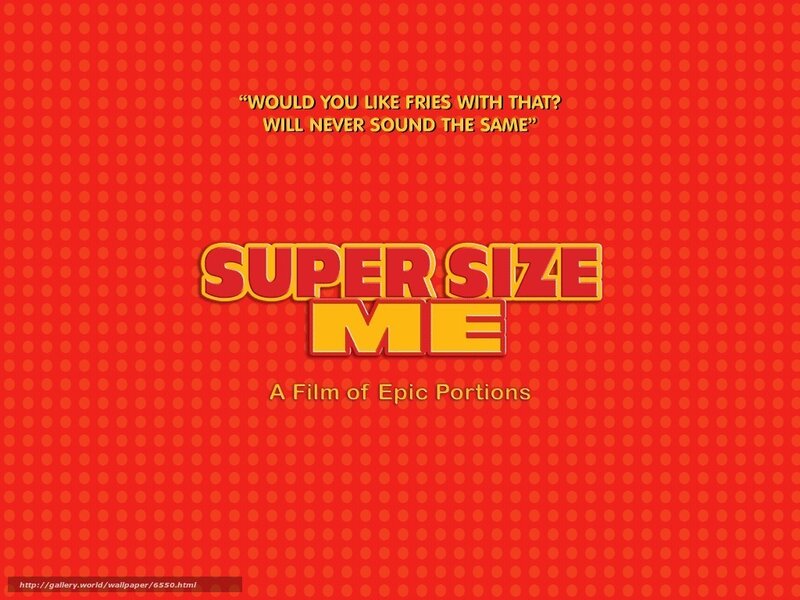 Super Size Me movie poster
