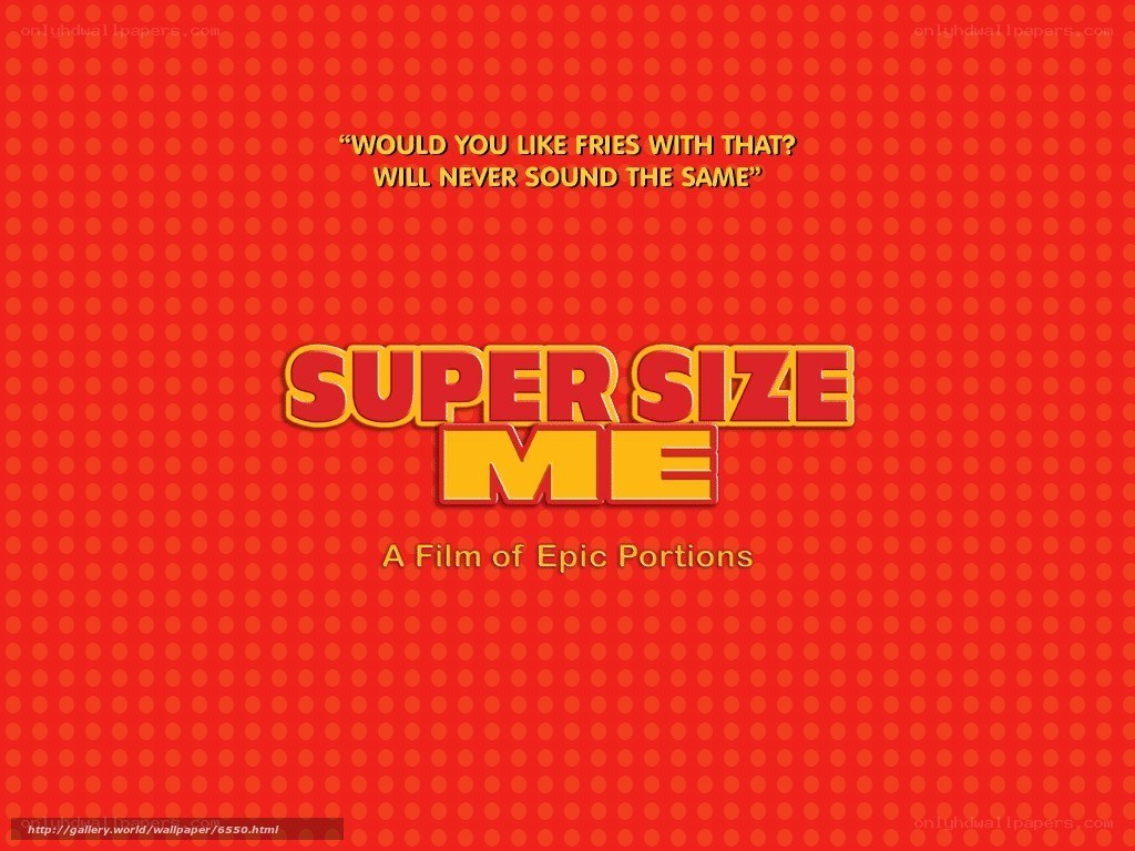 Super Size Me movie poster