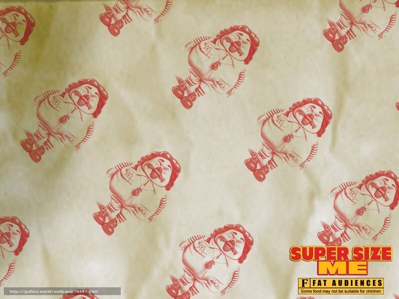 Super Size Me promotional wallpaper