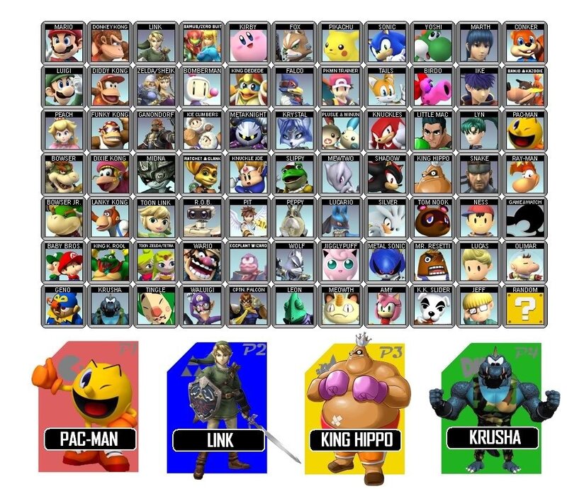 Super Smash Bros. character roster