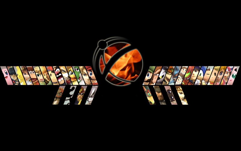Super Smash Bros. characters collage