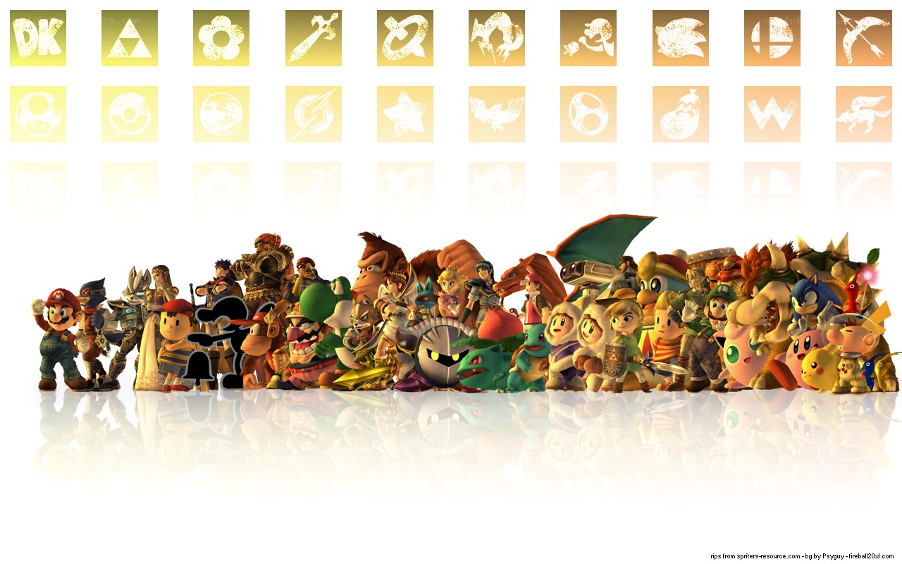Super Smash Bros. characters lineup