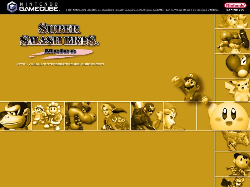 Super Smash Bros. Melee promotional art