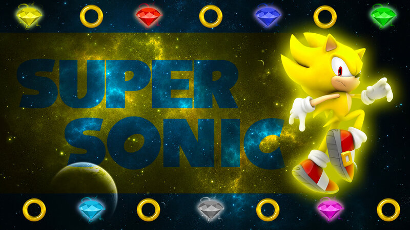 Super Sonic Character — Yellow, Dynamic