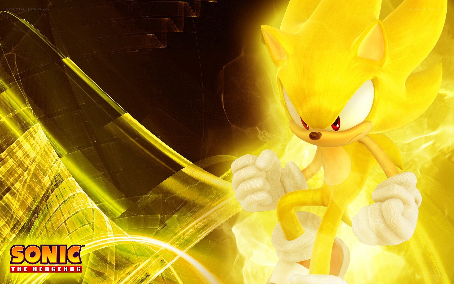 Super Sonic in golden form