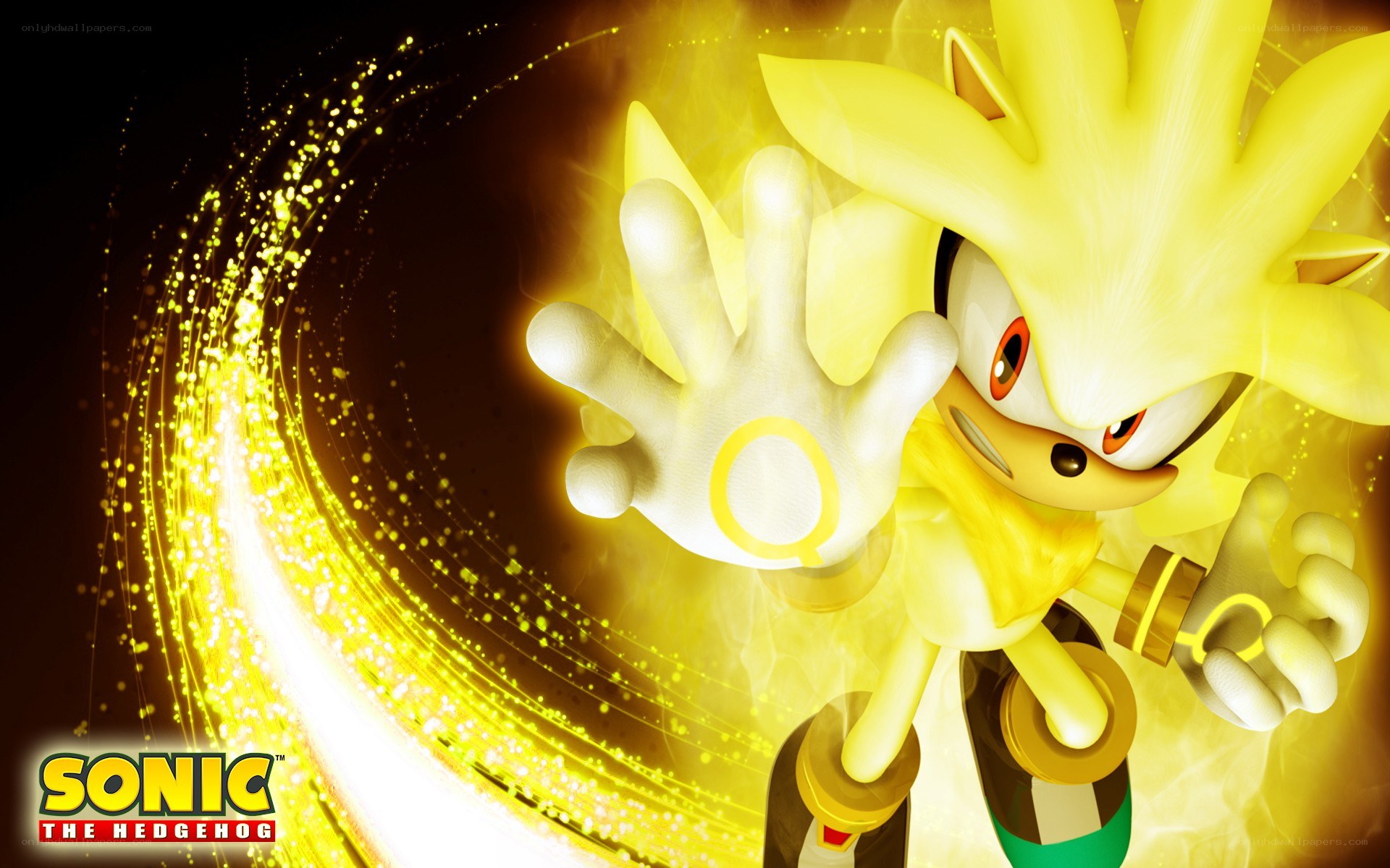 Super Sonic in golden form