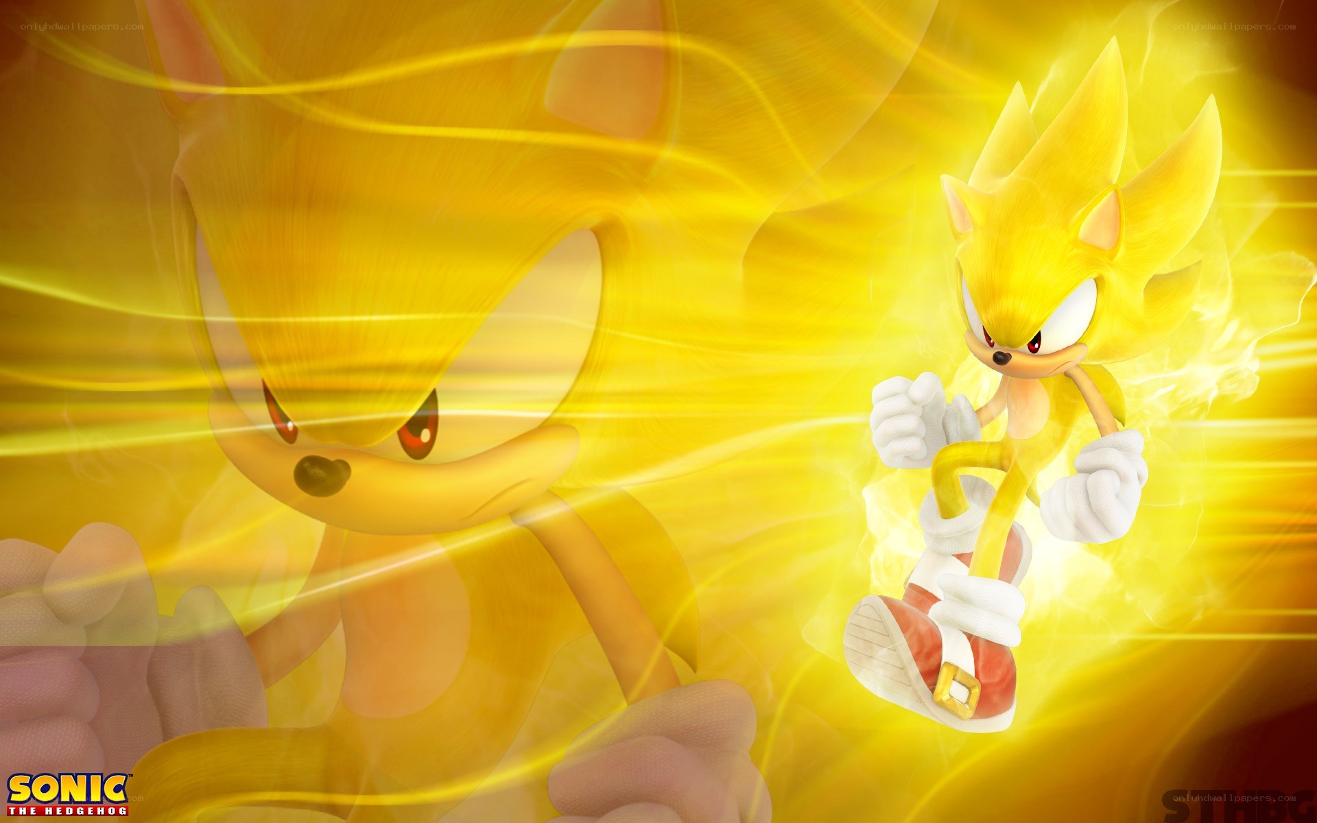 Super Sonic in golden form