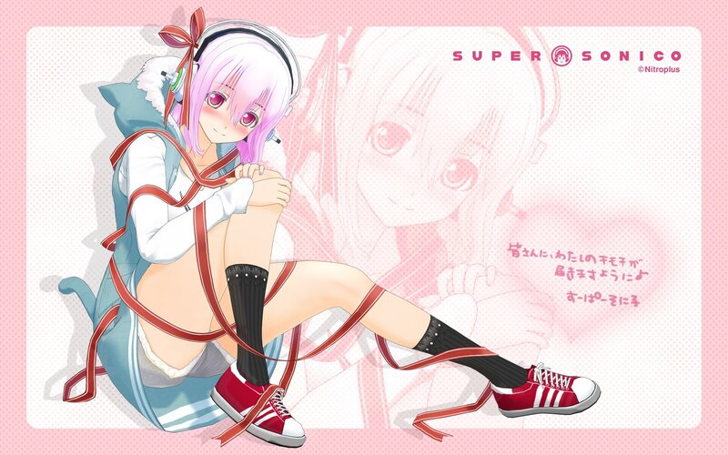 Super Sonico character art