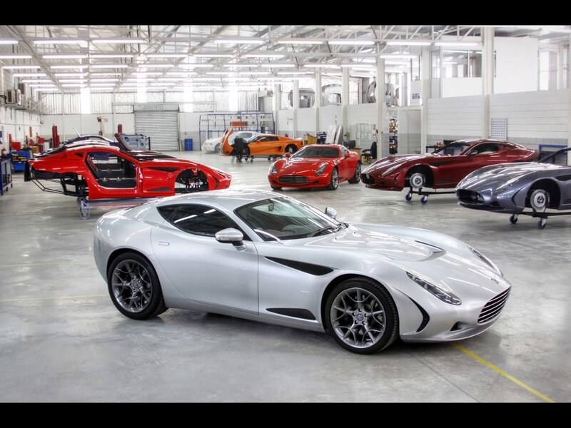 Supercar assembly line