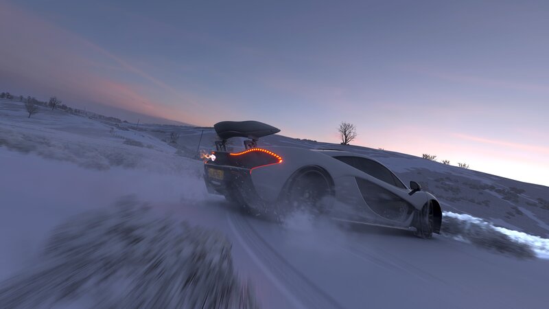 Supercar Drifting in Snow
