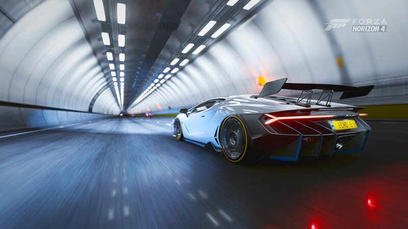 Supercar in Tunnel