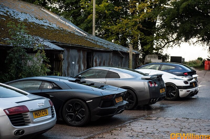 Supercars in a Row — Black