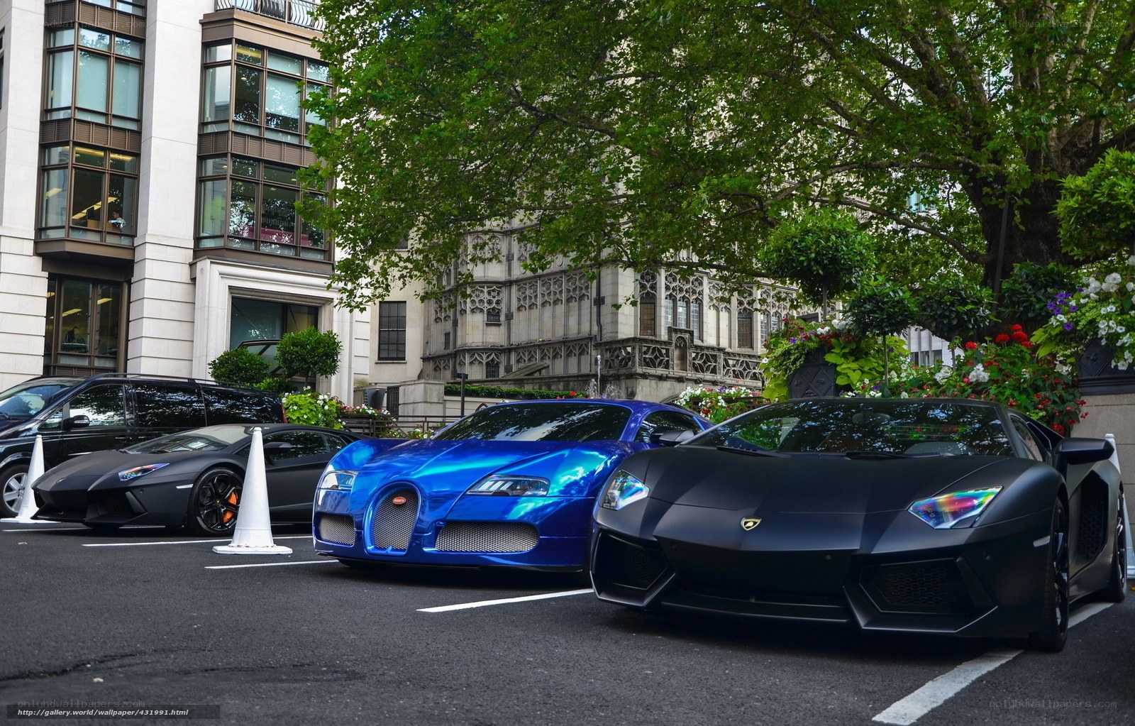 Supercars in London