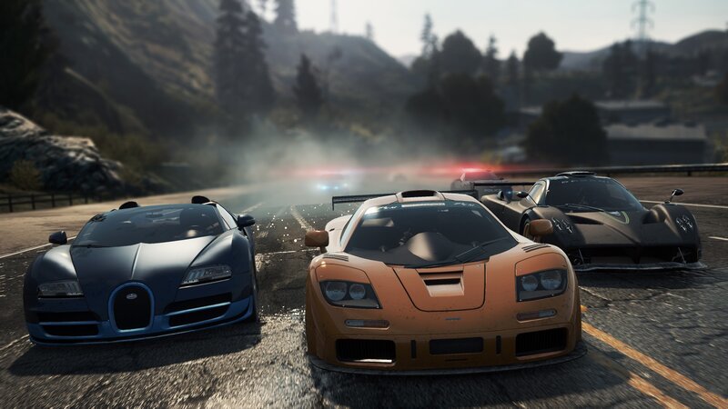Supercars on Road