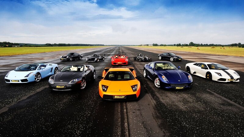 Supercars on Runway