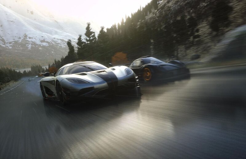 Supercars Racing on Road