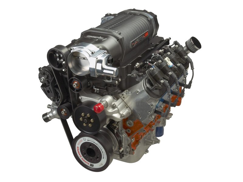 supercharged engine assembly