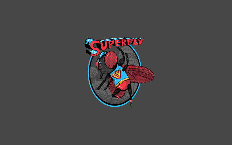 Superfly character logo
