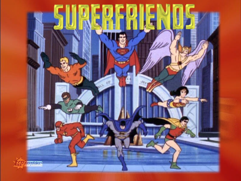 Superfriends cartoon group
