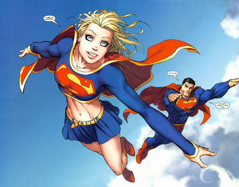 Supergirl and Superman