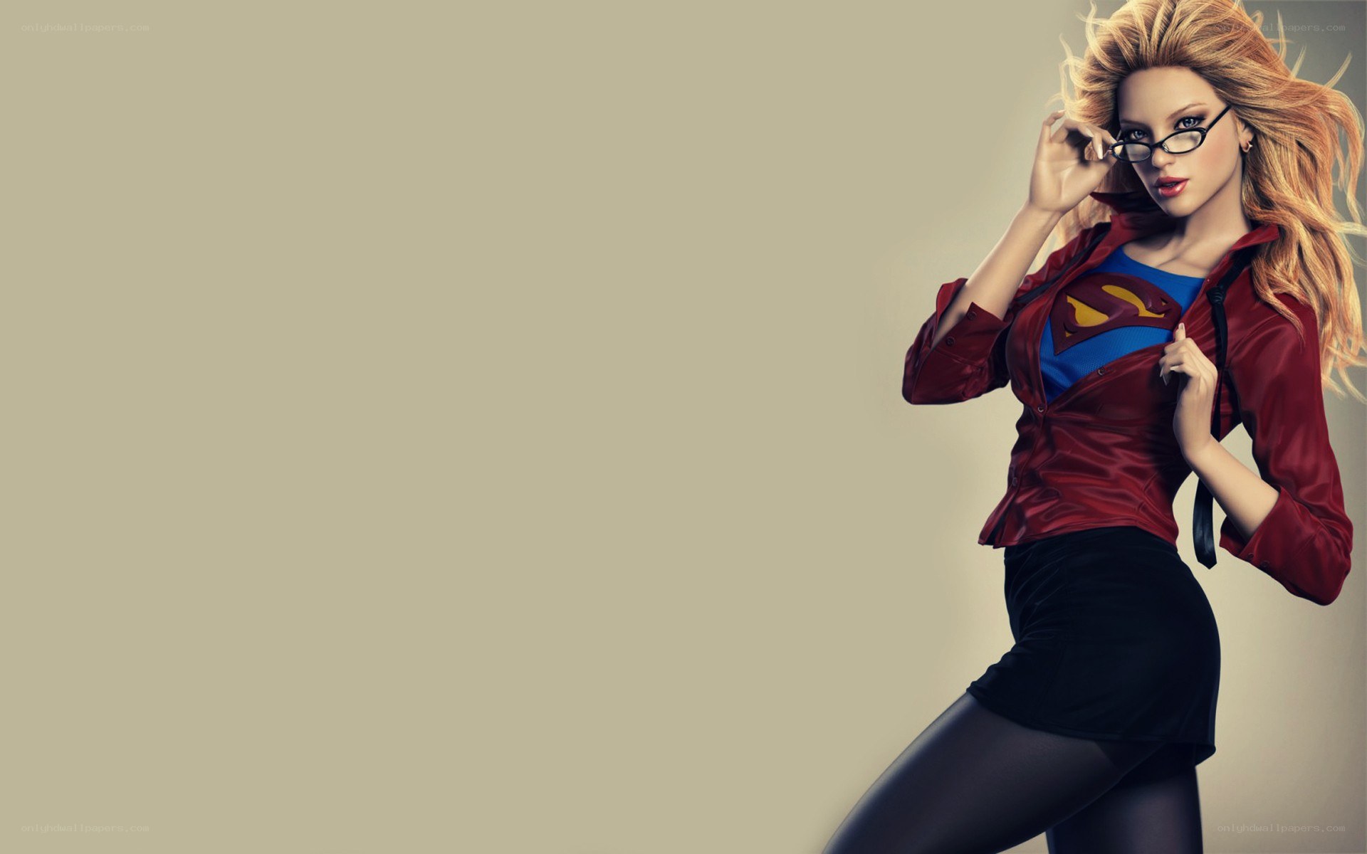 Supergirl character portrait