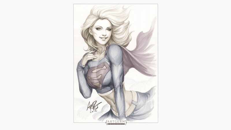 Supergirl character portrait