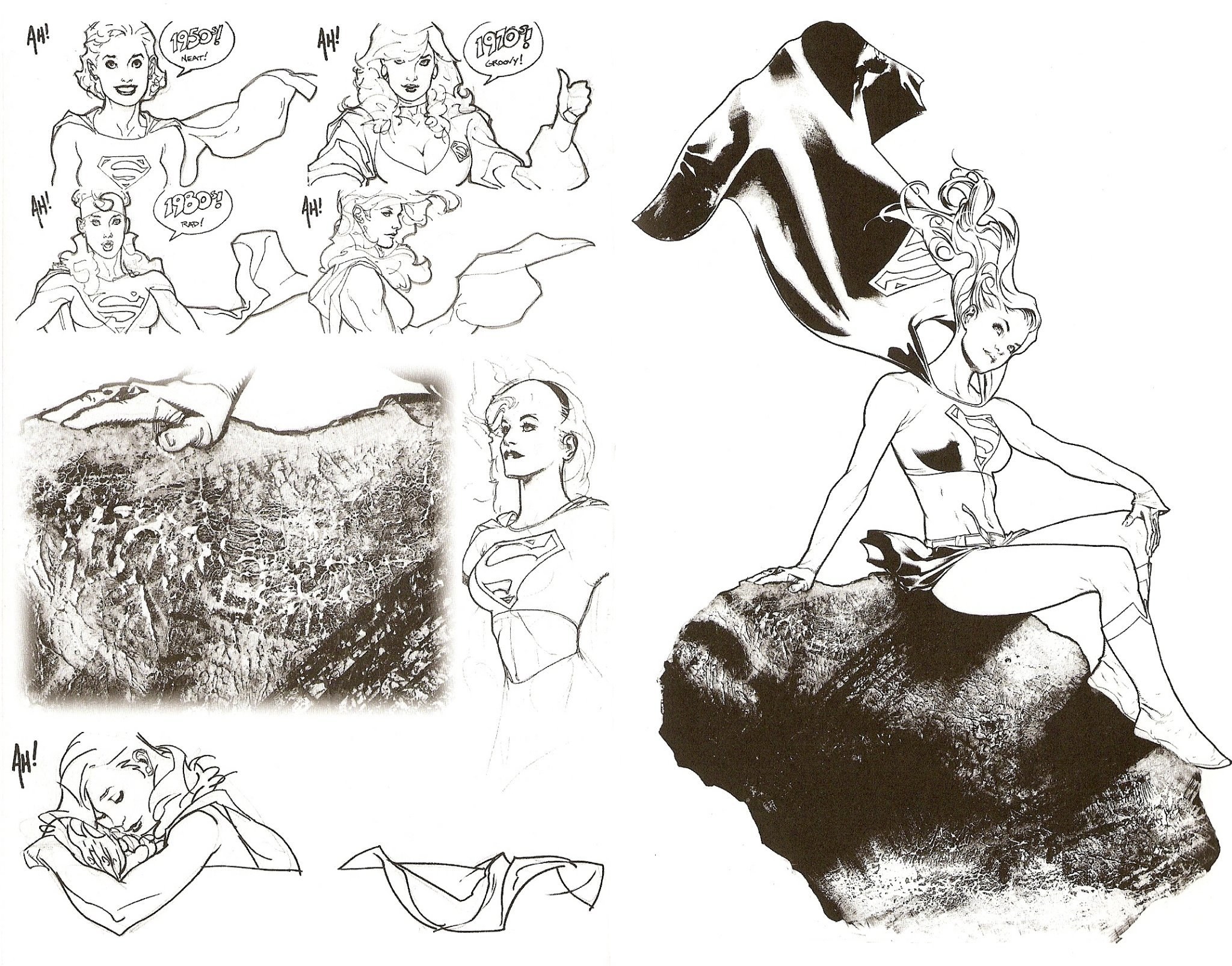 Supergirl concept art