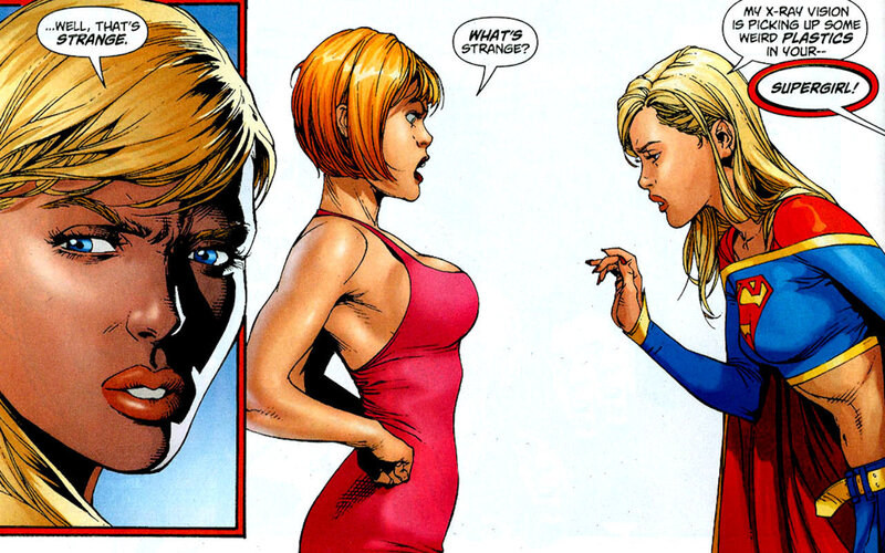 Supergirl discovers plastic surgery