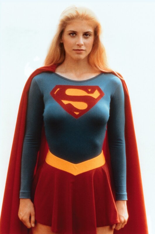 Supergirl in costume