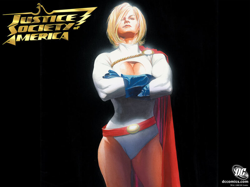 Supergirl in Justice Society
