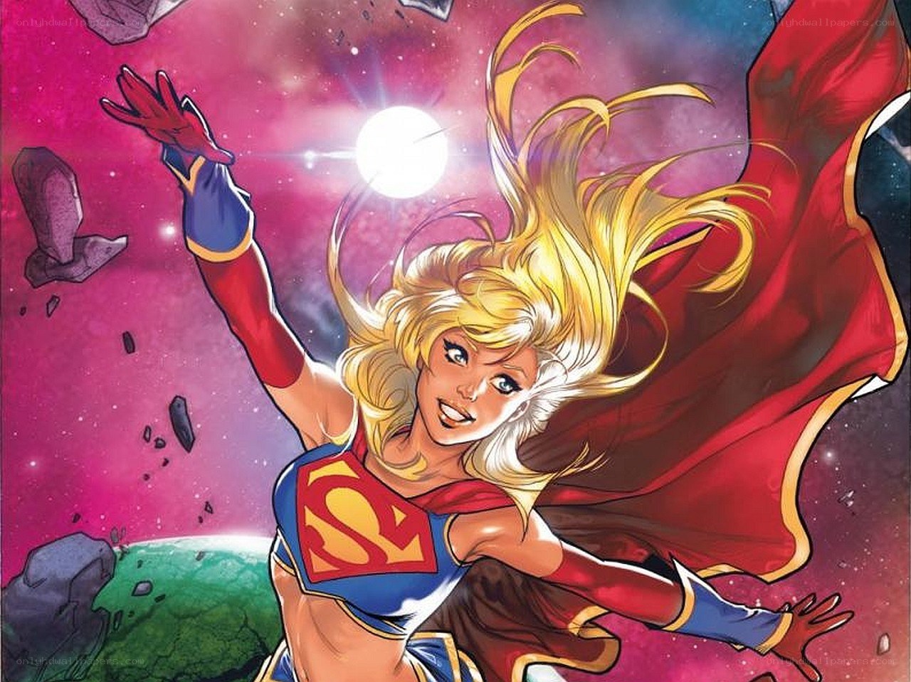 Supergirl in space