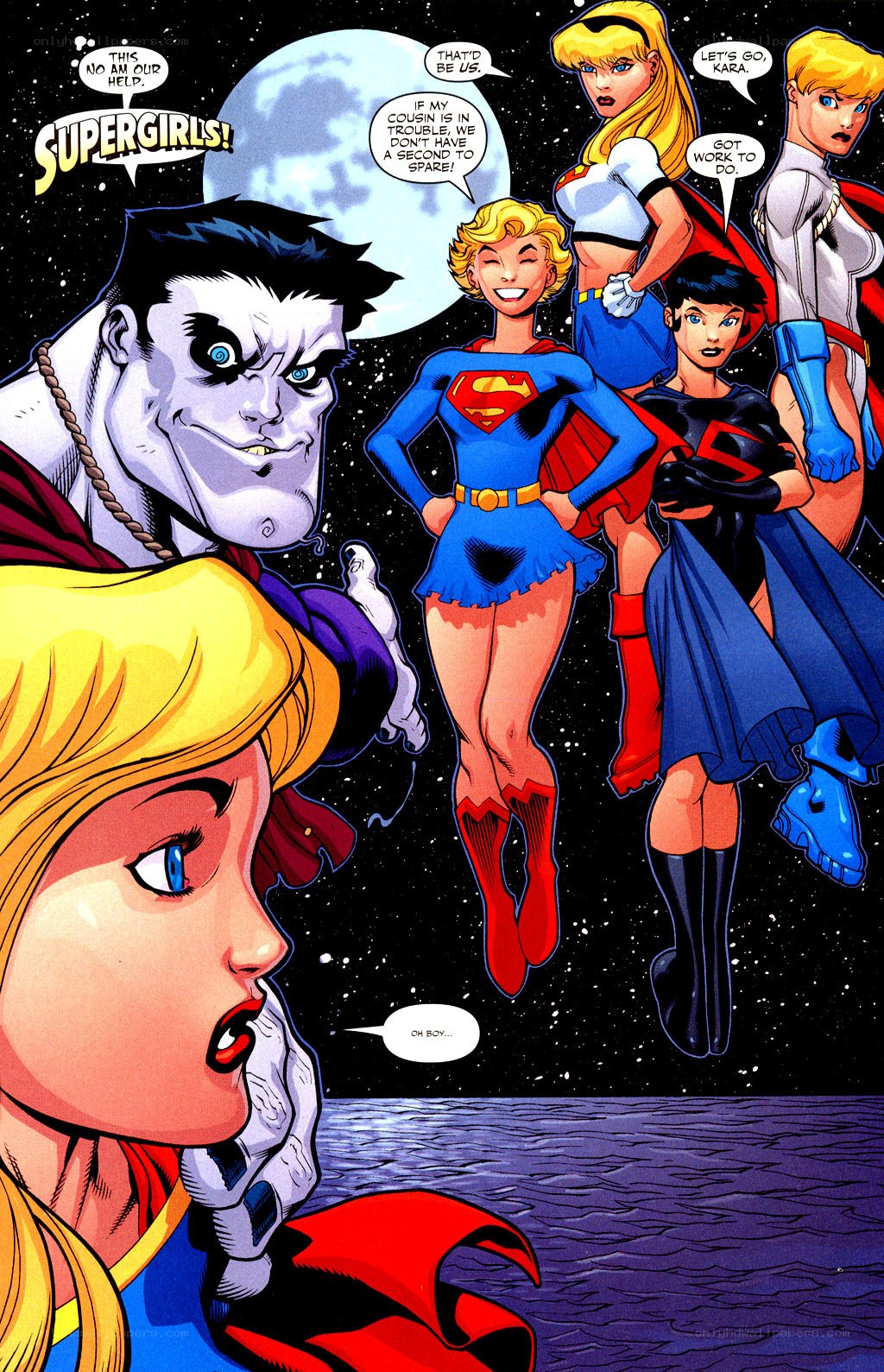 Supergirls face a villain