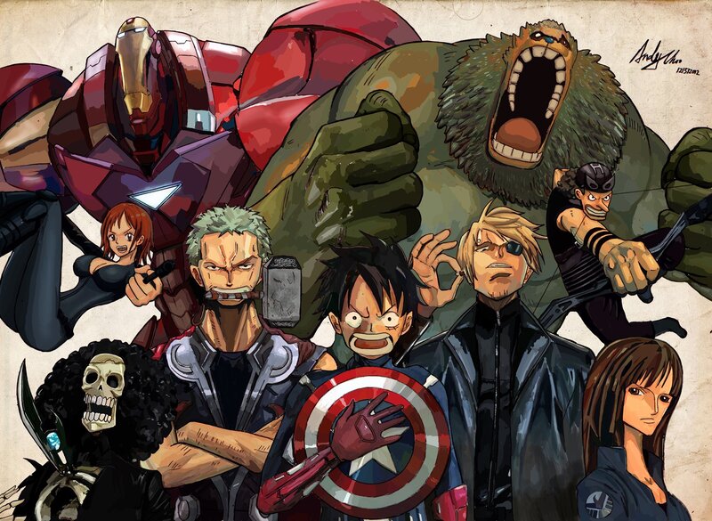 Superhero and Anime Characters — Red