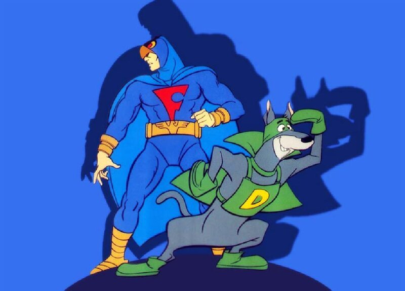 Superhero and Dog Duo