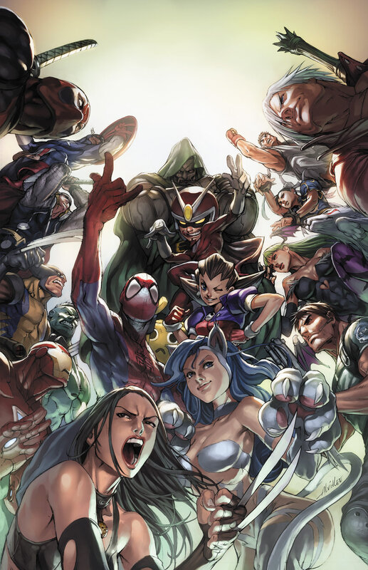 Superhero and fighter crossover