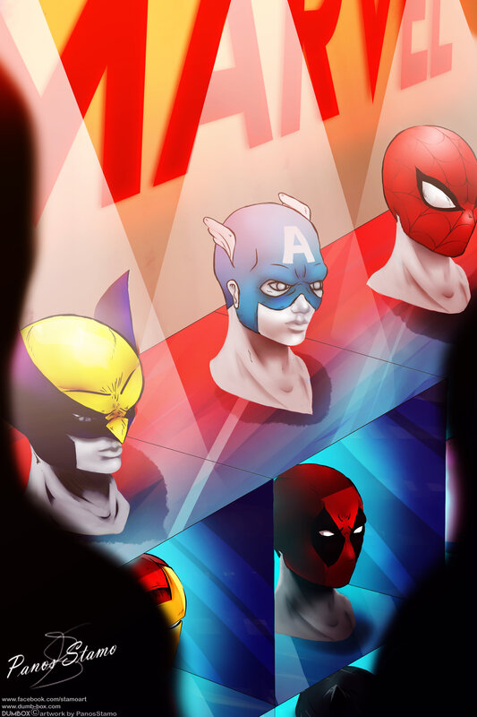 Superhero Busts