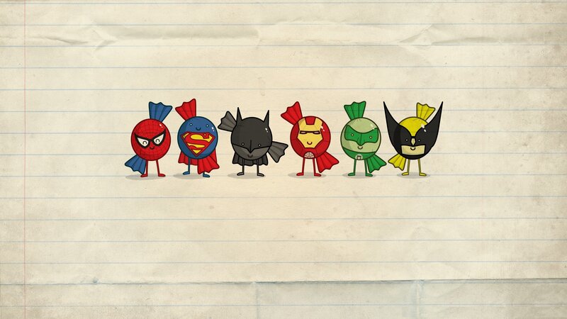 Superhero Candies