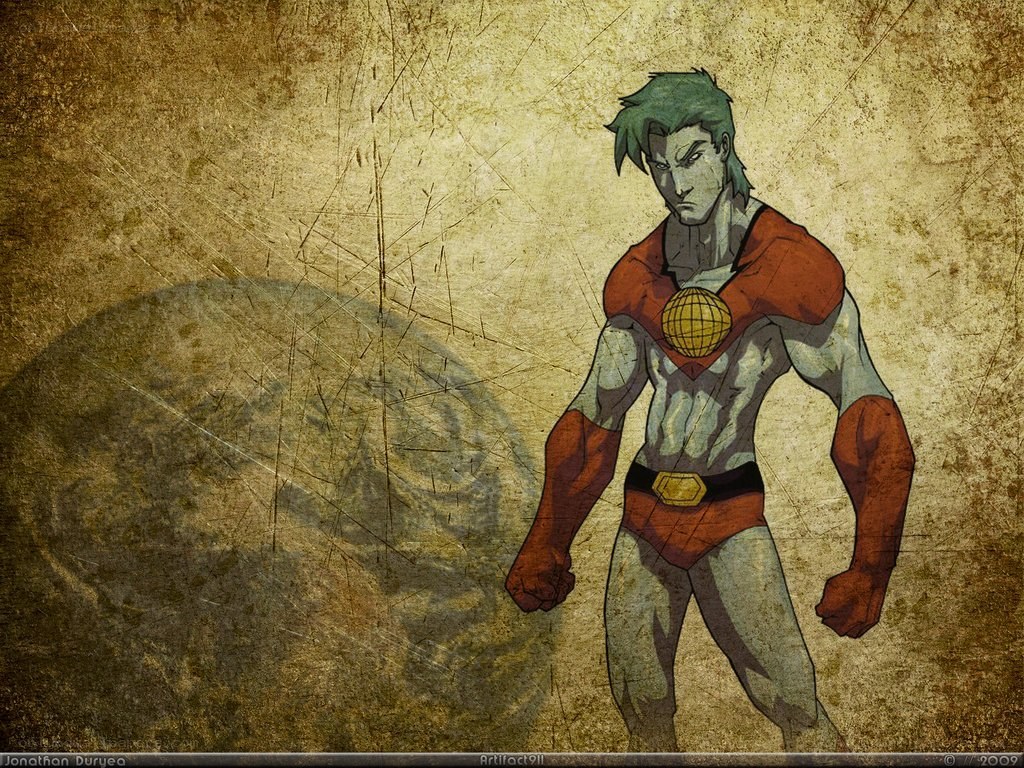 superhero character illustration